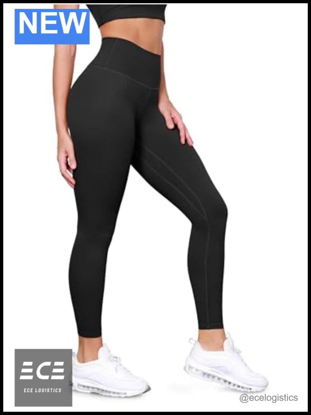 ODODOS High Waist Tummy Control Compression Leggings 25" Inseam